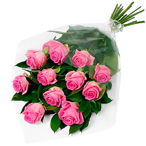 Фото товару 11 троянд "Аква" з категорії недорогі букети в Самборі