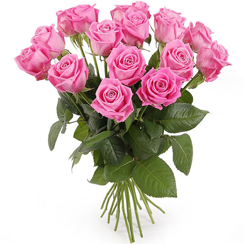 Фото товару 15 троянд "Аква" з категорії недорогі букети в Самборі