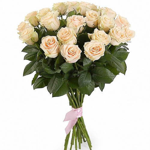 Фото товара 21 кремова троянда з категорії букетів среднец ціни  в Самборі
