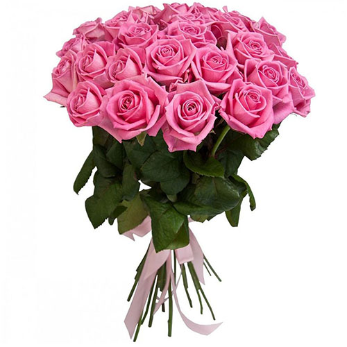Фото товара 25 троянд "Аква" з категорії букетів среднец ціни  в Самборі