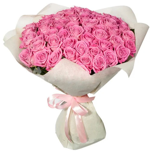 Фото товара 35 троянд "Аква" з категорії найбільш шикарних букетів  в Самборі
