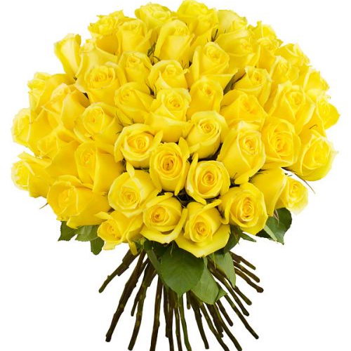Фото товара 51 жовта троянда з категорії найбільш шикарних букетів  в Самборі