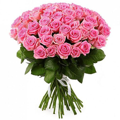 Фото товара 51 троянда "Аква" з категорії найбільш шикарних букетів  в Самборі