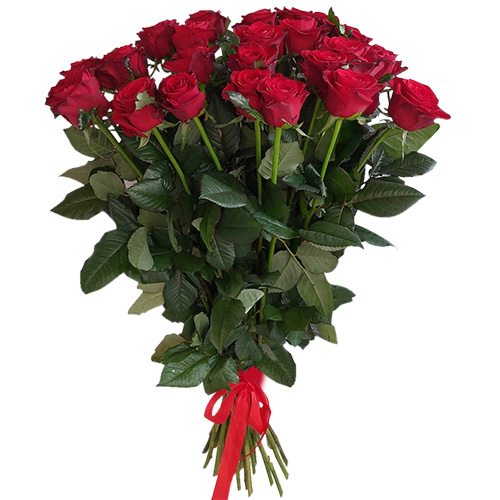 Фото товара 21 червона троянда з категорії букетів среднец ціни  в Самборі