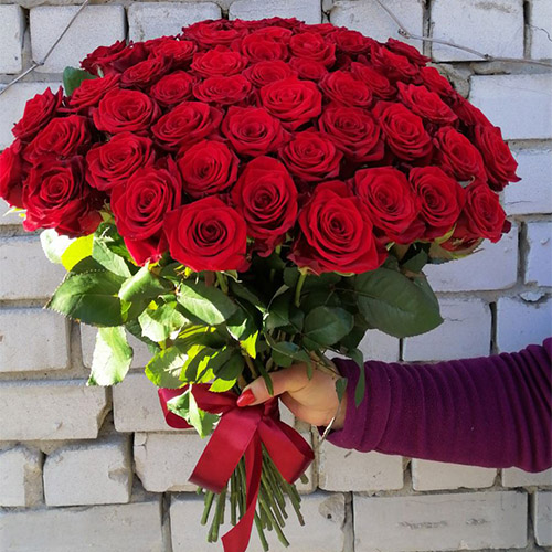 квіти та подарунки на 8 Березня в категорії 51 Троянда | Самбір букет