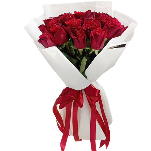 Фото товара 15 кущових троянд з категорії букетів среднец ціни  в Самборі