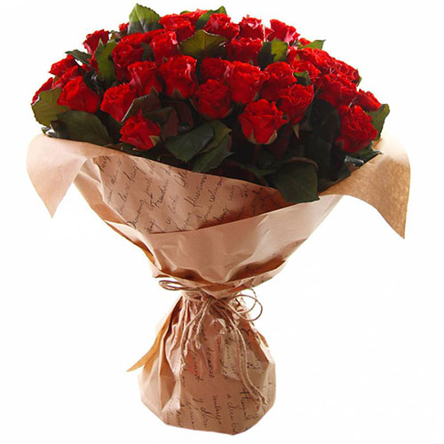 Фото товара 51 троянда "Ель-Торо" з категорії букетів среднец ціни  в Самборі
